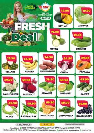 Fresh deals In MR Hypermarket Calicut